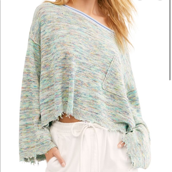 Free People Sweaters - Free People Prism Pullover Space Dye Sweater NWT